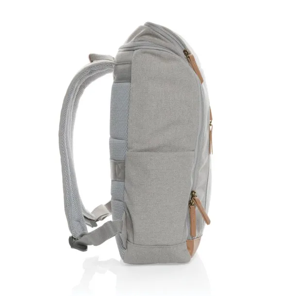  Impact AWARE™ ruksak za laptop od recikliranog platna, 15" - XD Collection Siva