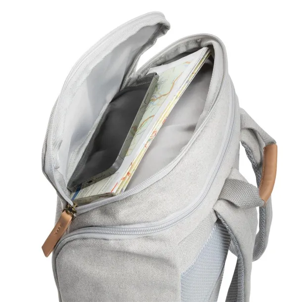  Impact AWARE™ 16 oz. rcanvas 15 inch laptop backpack - XD Collection Grey 