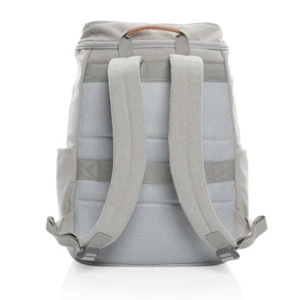  Impact AWARE™ 16 oz. rcanvas 15 inch laptop backpack - XD Collection Grey 