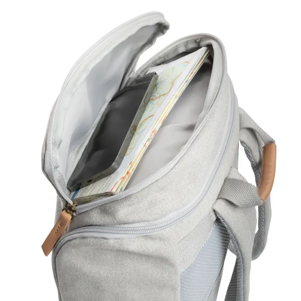  Impact AWARE™ 16 oz. rcanvas 15 inch laptop backpack - XD Collection Grey 