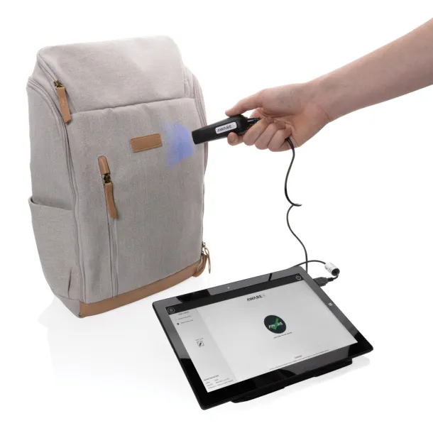 Impact AWARE™ ruksak za laptop od recikliranog platna, 15" - XD Collection Siva
