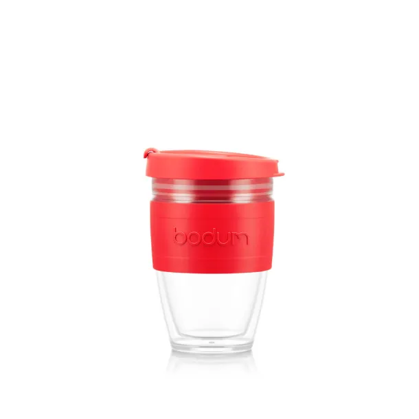 JOYCUP DOUBLE 250 putna šalica 250ml Crvena