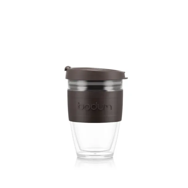 JOYCUP DOUBLE 250 travel mug 250ml Dark brown