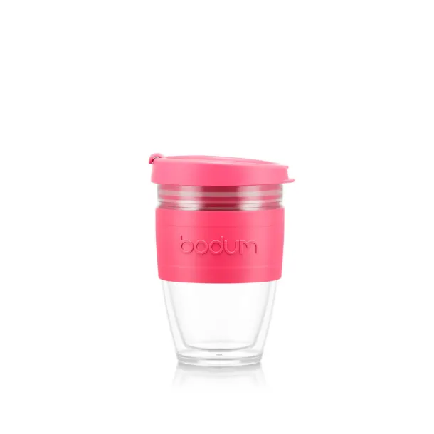 JOYCUP DOUBLE 250 putna šalica 250ml Roza