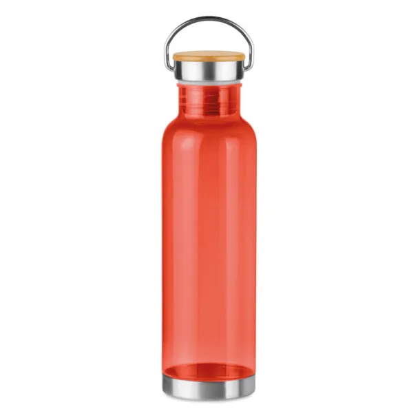 HELSINKI BASIC boca za vodu 800ml transparent red