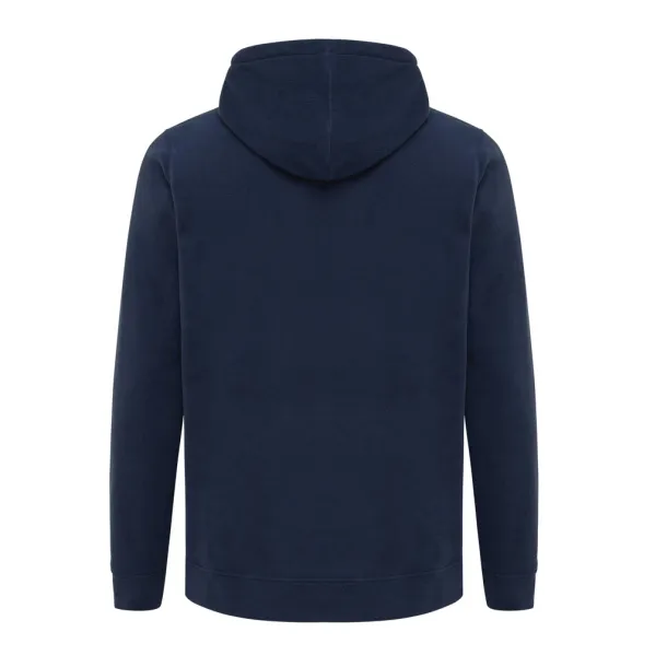  Iqoniq Trivor unisex mikroflis hoodie od recikliranog poliestera - iqoniq navy