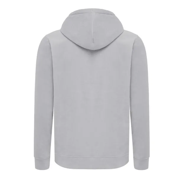  Iqoniq Trivor recycled polyester microfleece hoodie, storm grey - iqoniq grey 