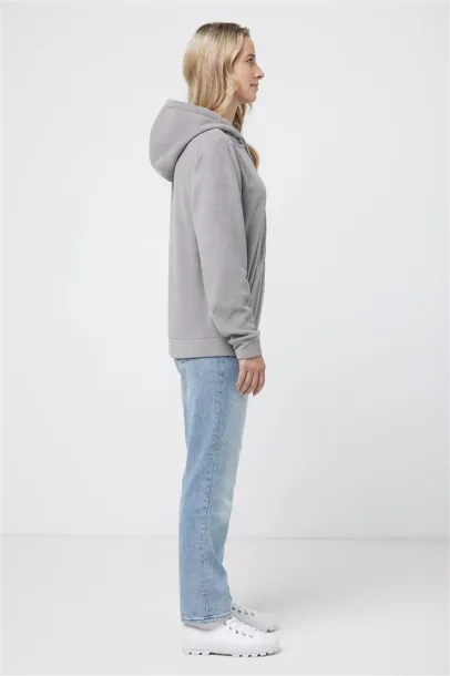  Iqoniq Trivor unisex mikroflis hoodie od recikliranog poliestera - iqoniq storm grey