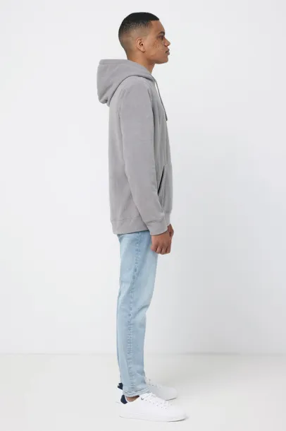  Iqoniq Trivor unisex mikroflis hoodie od recikliranog poliestera, 240 g/m² - iqoniq storm grey