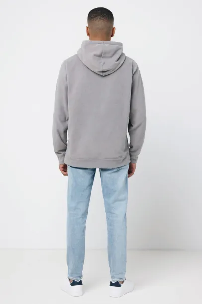  Iqoniq Trivor unisex mikroflis hoodie od recikliranog poliestera - iqoniq storm grey
