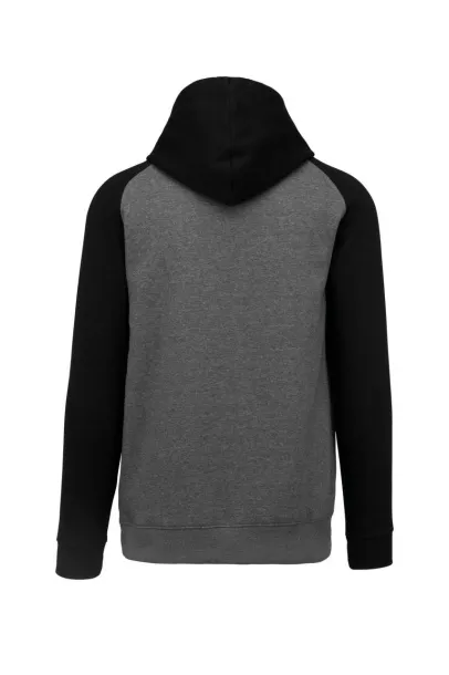  KIDS' TWO-TONE HOODED SWEATSHIRT - Proact Siva Sapphire Blue