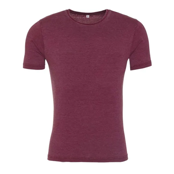  WASHED T - 165 g/m² - Just Ts Heather Burgundy