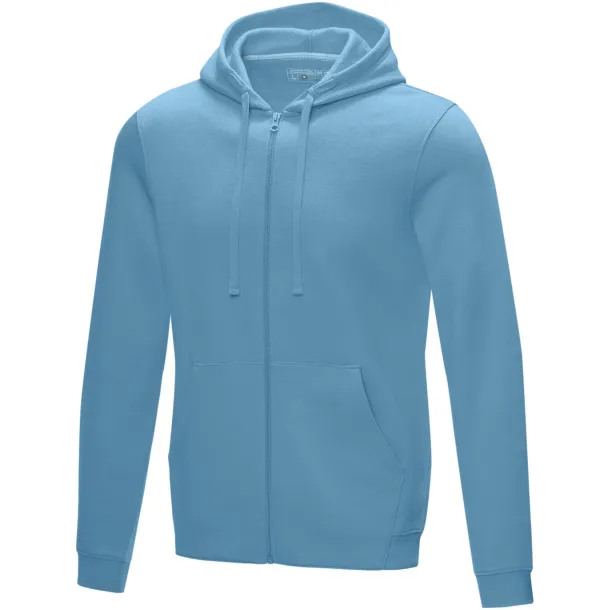 Ruby men’s GOTS organic GRS recycled full zip hoodie - Elevate NXT NXT blue