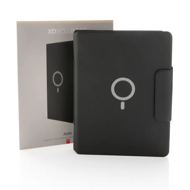  Artic Magnetic 10W - A4 mapa s bežičnim punjenjem - XD Xclusive Crna 