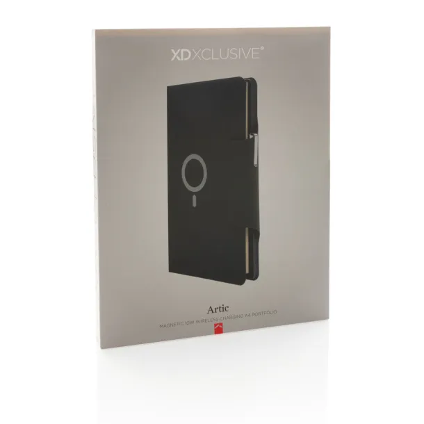  Artic Magnetic 10W - A4 mapa s bežičnim punjenjem - XD Xclusive Crna 