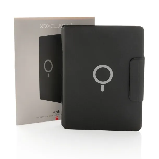  Artic Magnetic 10W - A4 mapa s bežičnim punjenjem - XD Xclusive Crna 