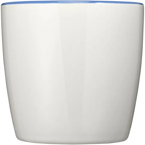 Aztec 340 ml ceramic mug - Unbranded White Royal blue