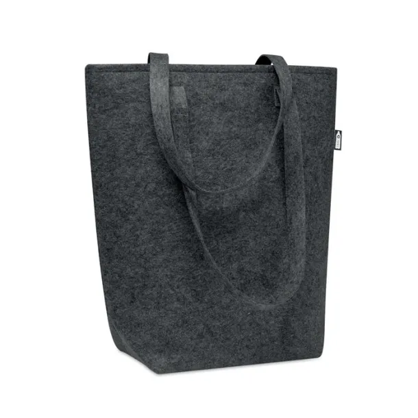 BAGLO RPET felt shopping bag stone grey