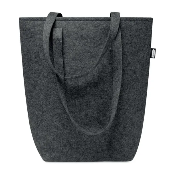 BAGLO RPET felt shopping bag stone grey