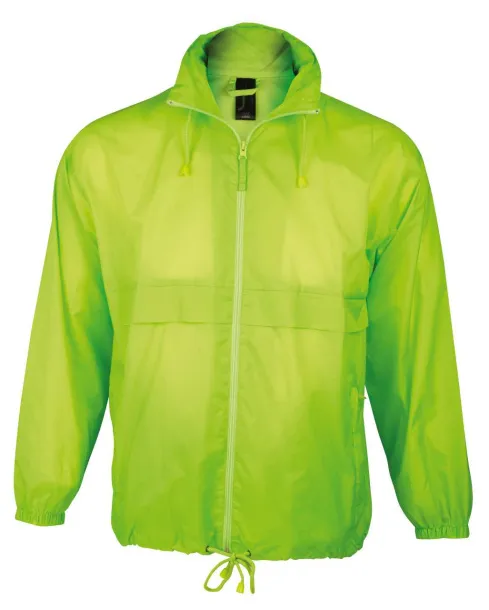  Unisex vodootporna vjetrovka - SOL'S Neon Lime