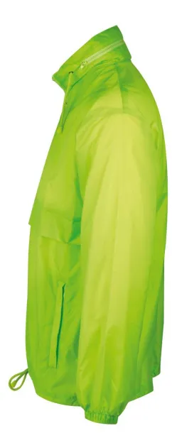  Unisex vodootporna vjetrovka - SOL'S Neon Lime