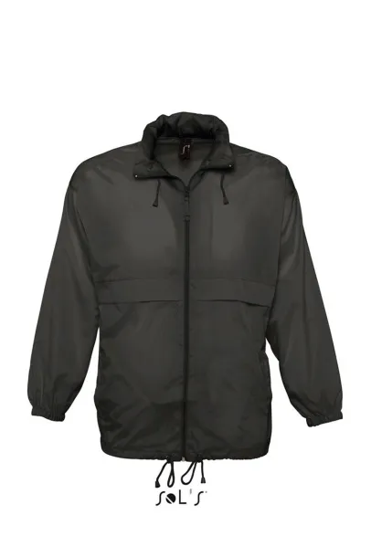 SOL'S SURF SOL'S SURF - UNISEX WATER REPELLENT WINDBREAKER - SOL'S Black