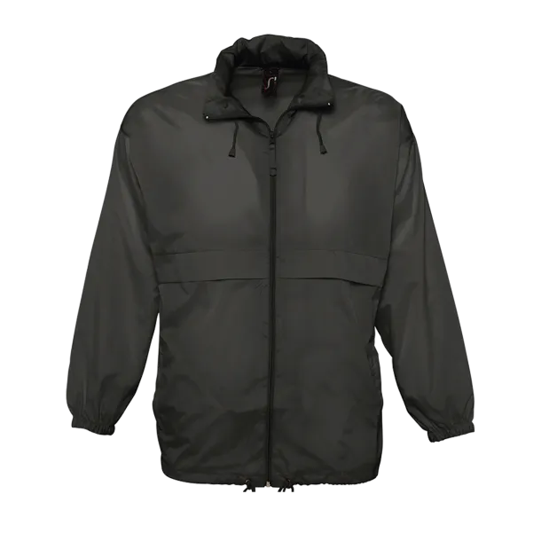 SOL'S SURF SOL'S SURF - UNISEX WATER REPELLENT WINDBREAKER - SOL'S Black