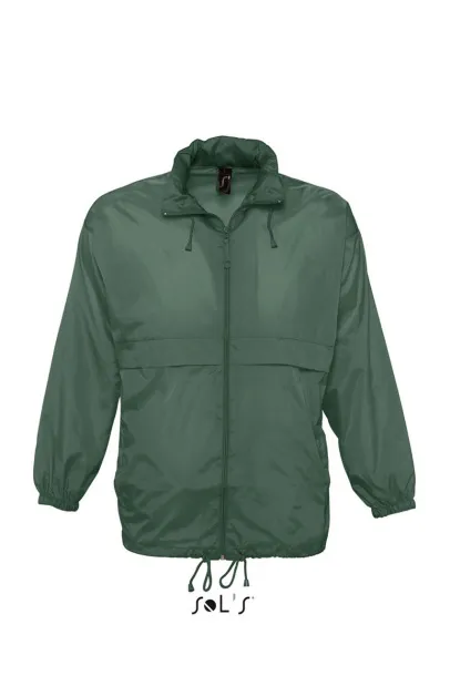 SOL'S SURF SOL'S SURF - UNISEX WATER REPELLENT WINDBREAKER - SOL'S Šumski zelena