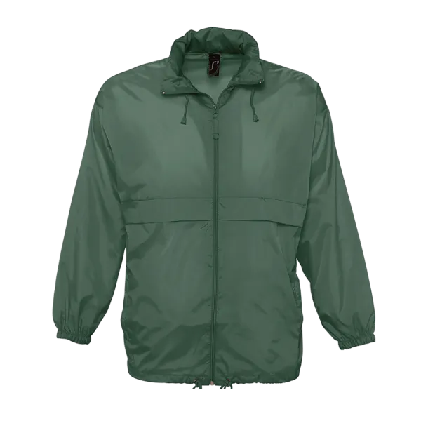 SOL'S SURF SOL'S SURF - UNISEX WATER REPELLENT WINDBREAKER - SOL'S Šumski zelena