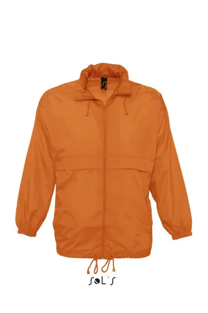 SOL'S SURF SOL'S SURF - UNISEX WATER REPELLENT WINDBREAKER - SOL'S Orange