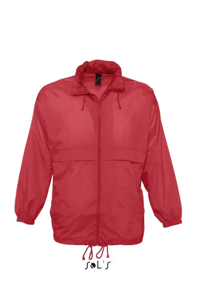 SOL'S SURF SOL'S SURF - UNISEX WATER REPELLENT WINDBREAKER - SOL'S Red