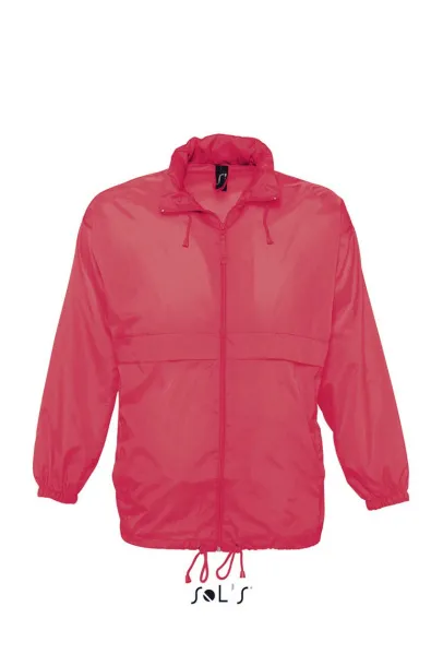 SOL'S SURF SOL'S SURF - UNISEX WATER REPELLENT WINDBREAKER - SOL'S Neon Coral
