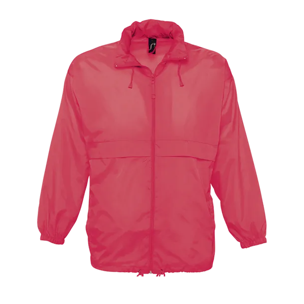 SOL'S SURF SOL'S SURF - UNISEX WATER REPELLENT WINDBREAKER - SOL'S Neon Coral
