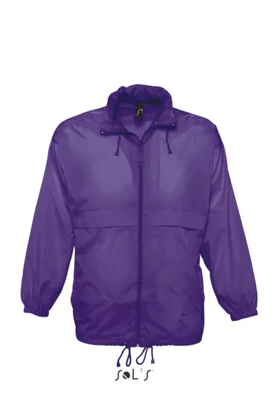 SOL'S SURF SOL'S SURF - UNISEX WATER REPELLENT WINDBREAKER - SOL'S Dark purple