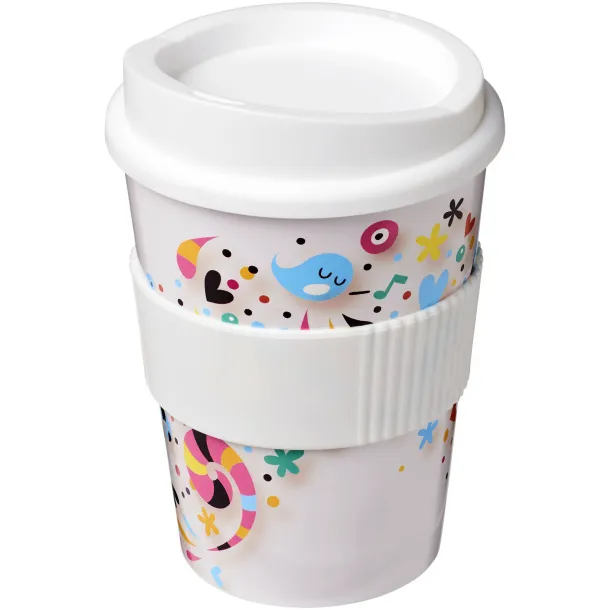 Brite-Americano® Medio 300 ml tumbler with grip White
