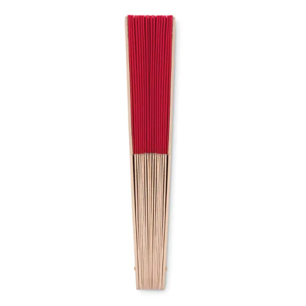 FANNY WOOD Manual hand fan Red