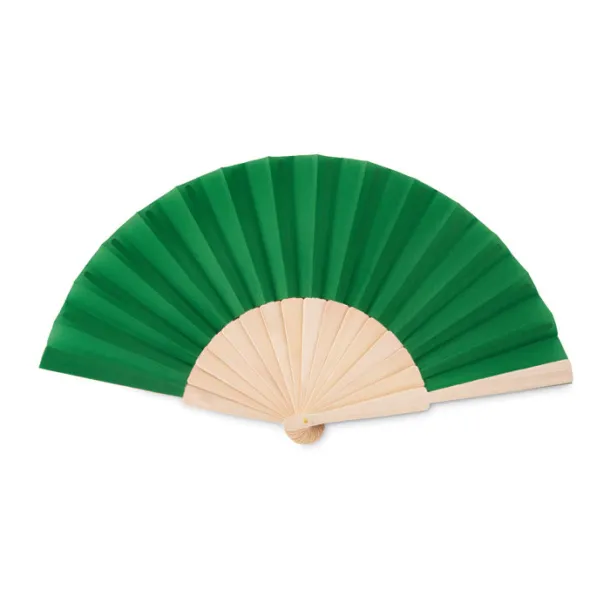 FANNY WOOD Manual hand fan Green