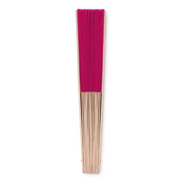 FANNY WOOD Manual hand fan Fuchsia