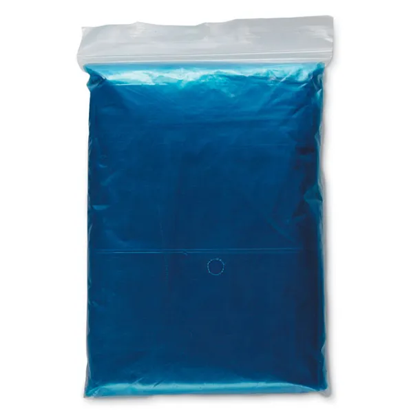 SPRINKLE Foldable raincoat in polybag Blue