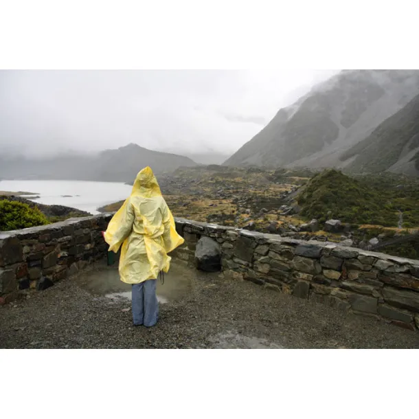 SPRINKLE Foldable raincoat in polybag Yellow