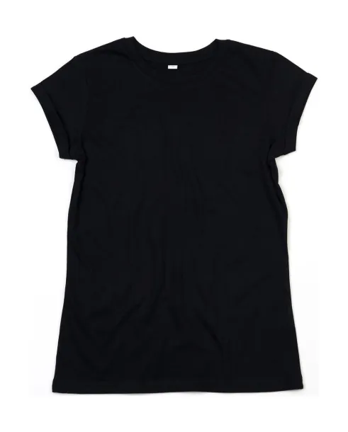  Women's Organic Roll Sleeve T - Mantis Black