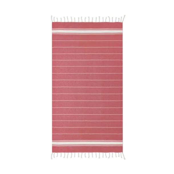 MALIBU Beach towel cotton Red