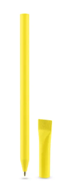 PINKO Paper ball pen Yellow