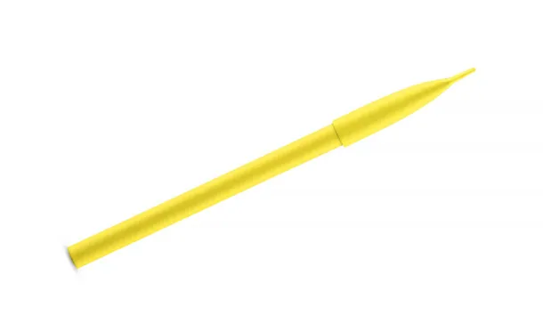 PINKO Paper ball pen Yellow