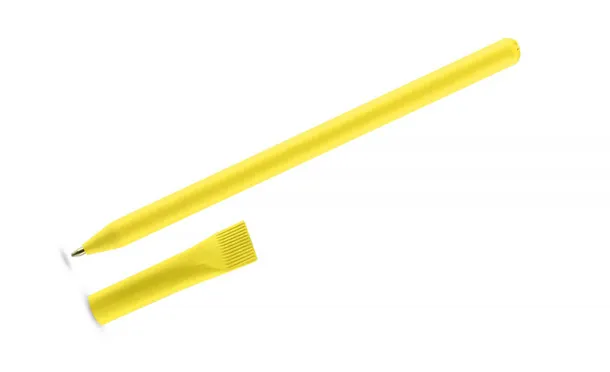 PINKO Paper ball pen Yellow