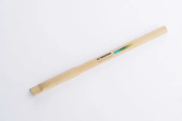 PINKO Paper ball pen naturalny