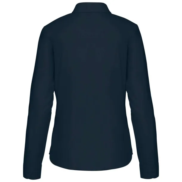 JESSICA LADIES' LONG-SLEEVED SHIRT - Kariban Navy