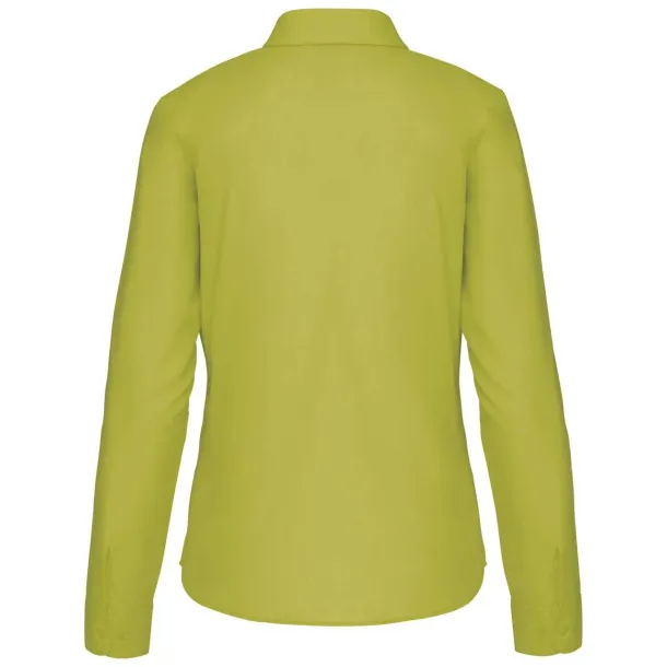 JESSICA LADIES' LONG-SLEEVED SHIRT - Kariban Burnt Lime