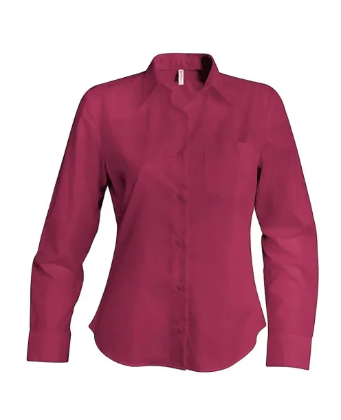 JESSICA LADIES' LONG-SLEEVED SHIRT - Kariban Wine