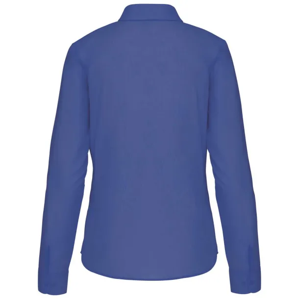 JESSICA LADIES' LONG-SLEEVED SHIRT - Kariban Metro Blue